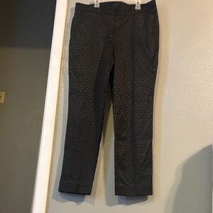Worthington pants Black Geometric Trousers